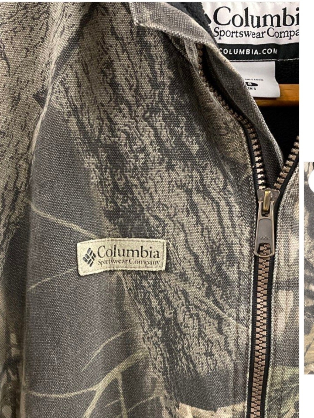 Columbia Men's Realtree Camo Hooded Jacket - Green, Brown, Tan - Picture 2 of 6
